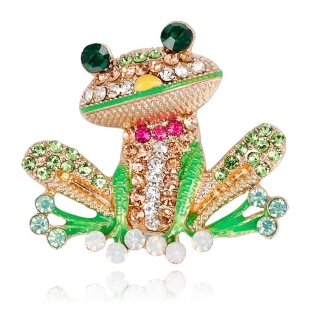 🐸 NEW handsome & adorable froggy brooch 🐸
